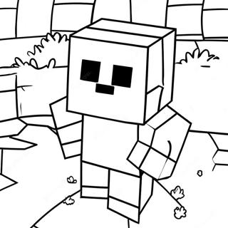 Cool Minecraft Coloring Pages