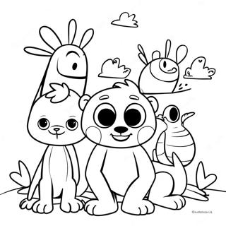 Bing And Friends Coloring Page 54313-43776