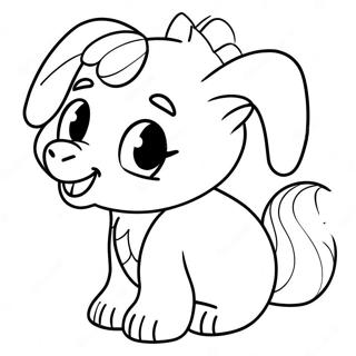 Cute Webkinz Pets Coloring Page 54333-43789