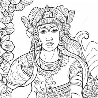 Te Ka Coloring Page 54442-43892