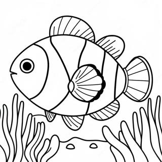 Clownfish Coloring Page 54492-43912