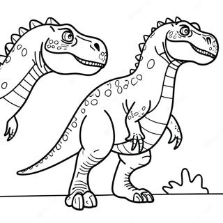 Allosaurus Coloring Pages