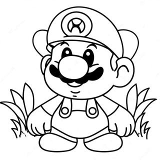 Mario Flower Coloring Page 54522-43936