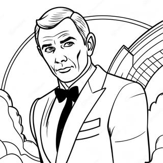 James Bond Coloring Page 54532-43946