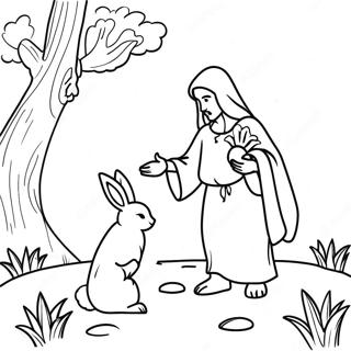 Easter Story Coloring Pages