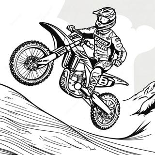 Eli Tomac Racing Action Coloring Page 54592-43996