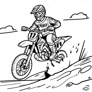 Eli Tomac On Dirt Bike Coloring Page 54593-43999