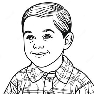 Young Sheldon Coloring Pages