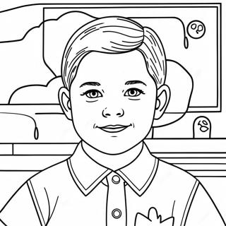 Young Sheldon Coloring Page 54622-44018