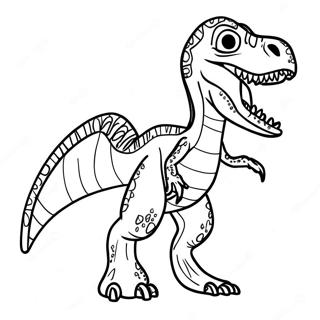 Indoraptor Jurassic World Coloring Page 54632-44028