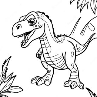 Fierce Indoraptor Jurassic World Coloring Page 54633-44029