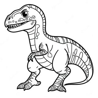 Fierce Indoraptor Jurassic World Coloring Page 54633-44030