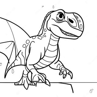 Fierce Indoraptor Jurassic World Coloring Page 54633-44031