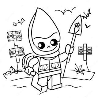 Lego Halloween Coloring Page 54662-44047