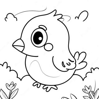 Cute Bird Coloring Pages