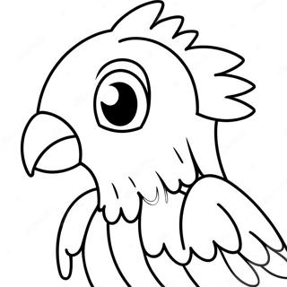 Colorful Parrot Coloring Page 54673-44064