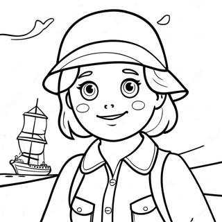 Adventurous Amelia Coloring Page 54713-44089