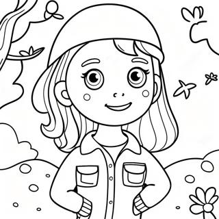 Adventurous Amelia Coloring Page 54713-44091