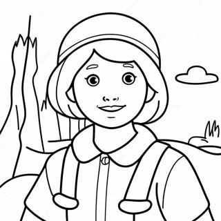 Adventurous Amelia Coloring Page 54713-44092