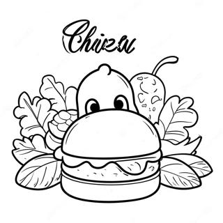 Chick Fil A Logo Coloring Page 54732-44104