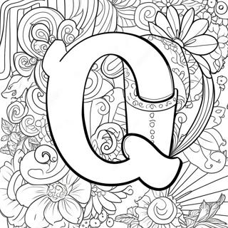 Letter Q Coloring Page 54742-44116