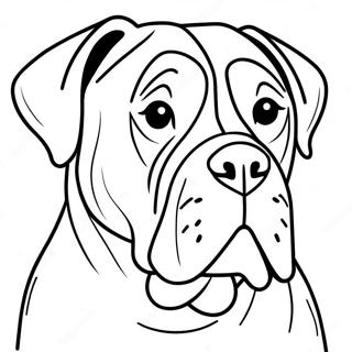 Cane Corso Coloring Page 54762-44131