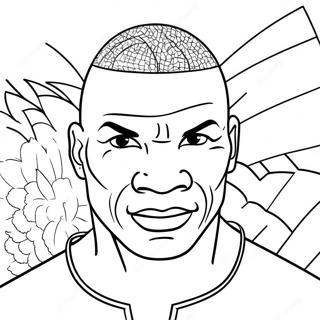 Mike Tyson Coloring Pages