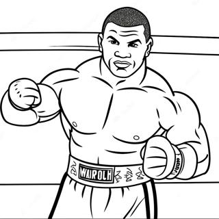 Mike Tyson Coloring Page 54782-44152