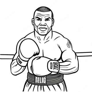 Mike Tyson Coloring Pages