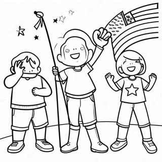 Pledge Of Allegiance Coloring Pages