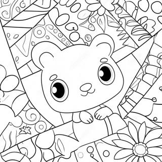 Kindergarten Quilt Coloring Pages