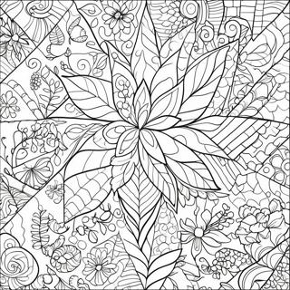 Bright And Cheerful Quilt Pattern Coloring Page 54843-44210