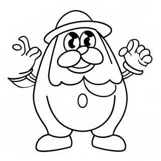 Mr Potato Head Coloring Pages