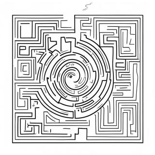 Maze Coloring Pages