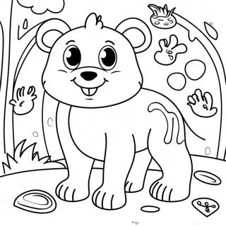 Fun Animal Maze Coloring Page 54863-44213