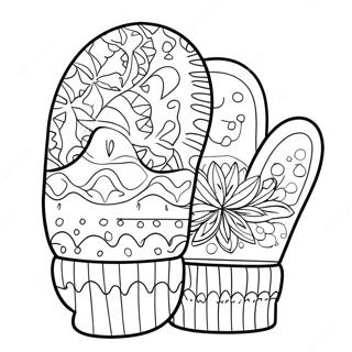 Mitten Coloring Page 54872-44228