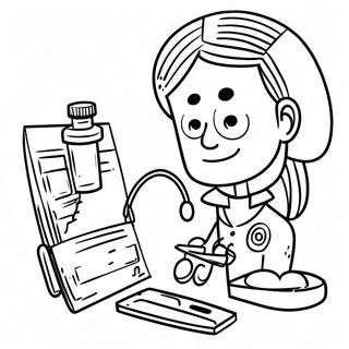 Medical Coloring Page For Kids 54882-44223