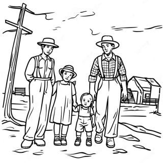 Great Depression Coloring Pages