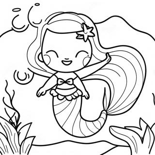 Mermaid For Adults Coloring Pages