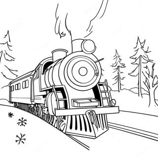 The Polar Express Coloring Pages