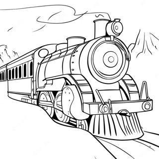 The Polar Express Coloring Page 54942-44268