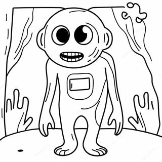 Scp 173 Creepy Coloring Page 54952-44278