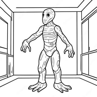 Scp 173 Coloring Pages