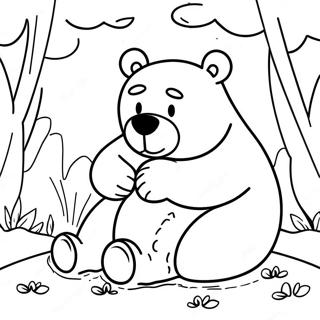 Bear Snores On Coloring Page 54982-44294