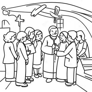 Confirmation Ceremony Coloring Page 55022-44330