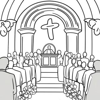 Confirmation Ceremony Coloring Page 55022-44331