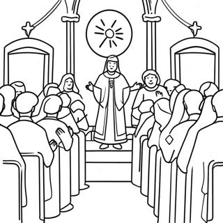 Confirmation Ceremony Coloring Page 55022-44332