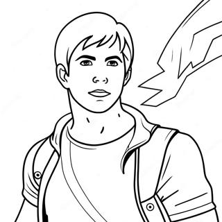 Percy Jackson Coloring Pages