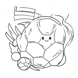 I Love Soccer Coloring Pages