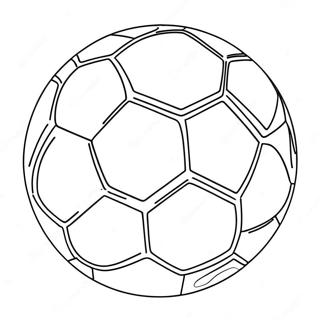 Cute Soccer Ball Coloring Page 55033-44341